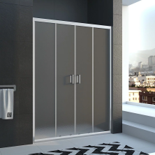 Veconi Душевая дверь Vianno VN-45, 120x185 см, хром, стекло pear VN45-120-02-19C1