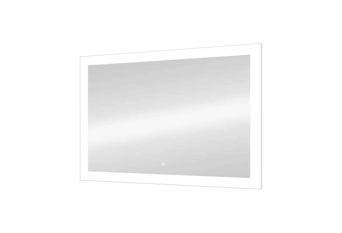 Приобрести continent зеркало с подсветкой relax 100х70 см, белое