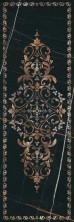 Декор настенный Kerama Marazzi Греппи, 400х1200 черный HGD\B441\14037R