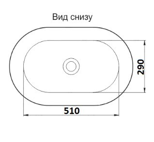 Приобрести раковина-чаша ceramalux 52 см 9025