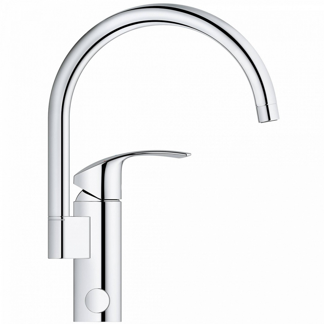 Приобрести смеситель для кухни grohe eurosmart с высоким изливом, хром 3202002