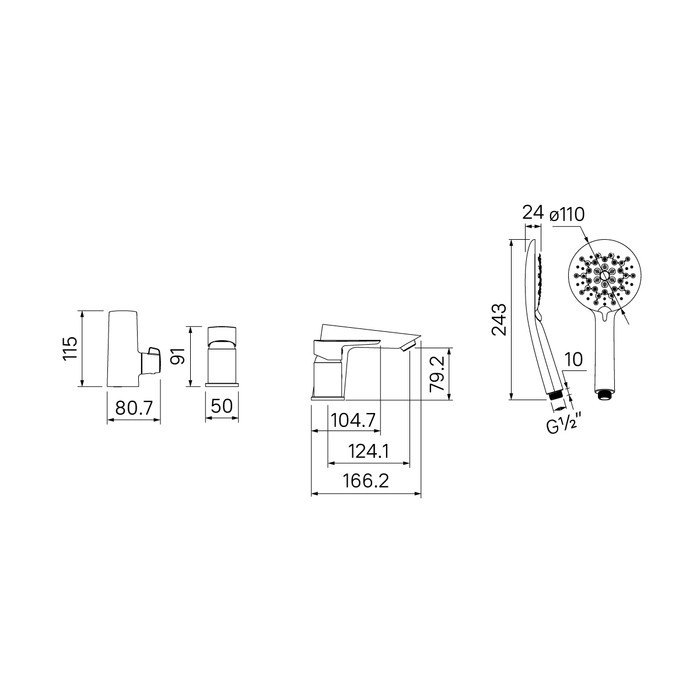 Приобрести iddis смеситель на борт ванны cloud, 3 -отверстия, белый\хром closb30i07
