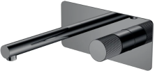 Boheme Смеситель для раковины Stick, настенный, черный хром 125-SGM.3