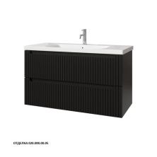 Caprigo Тумба с раковиной TERMIN-Smalty STRIPE 100 см, графит, эмаль