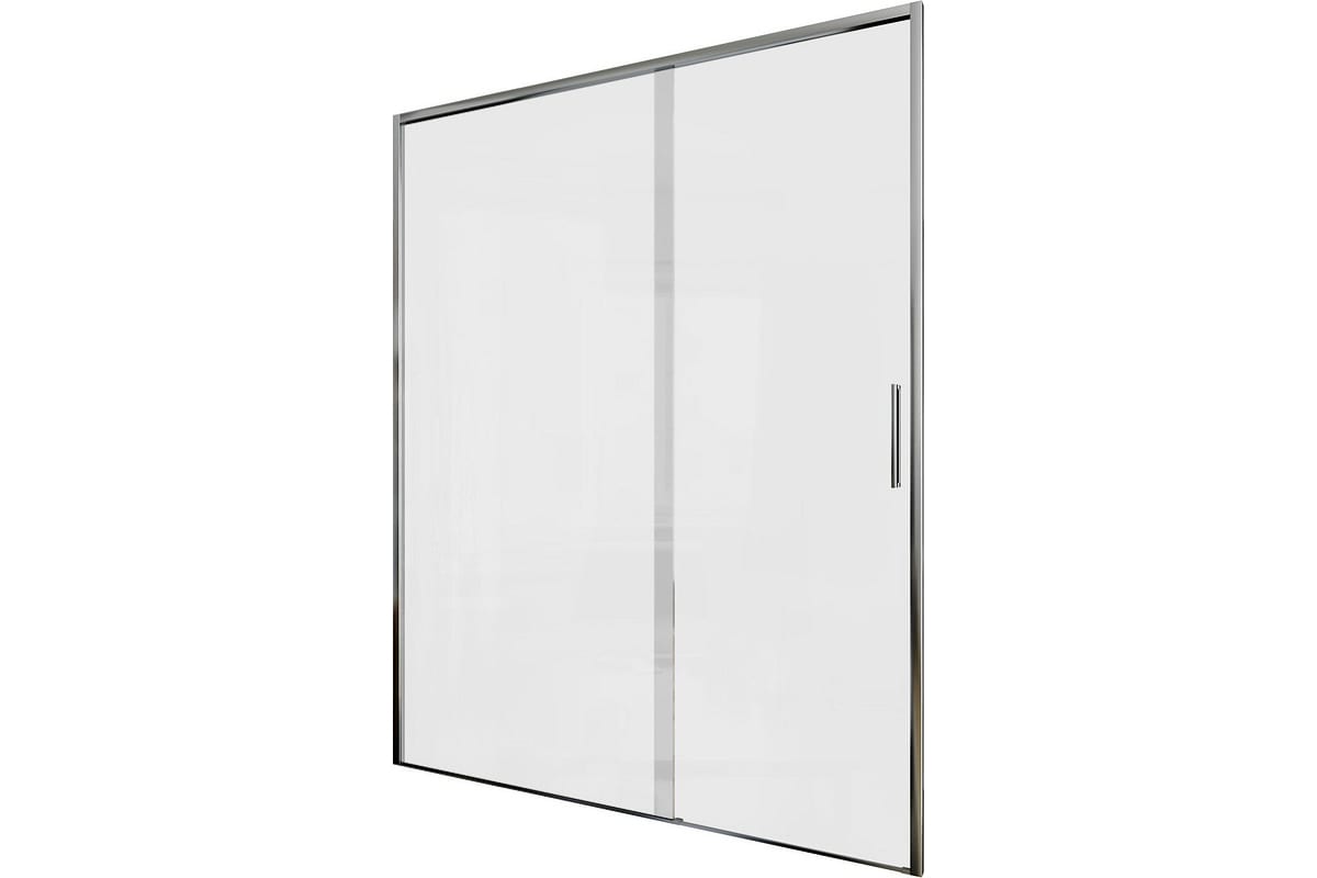 Приобрести aquanet душевая дверь pleasure evo 150 ae65-n150-ct профиль хром, прозрачное стекло