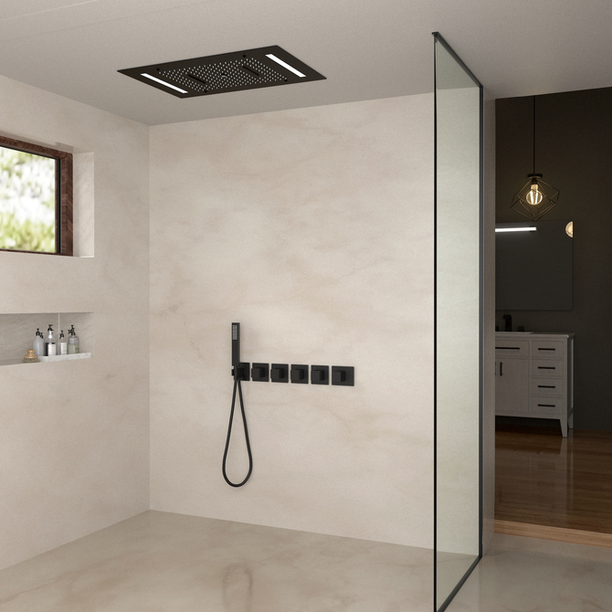 Приобрести душевая система встроенная с термостатом timo petruma sx-5229/03sm черный