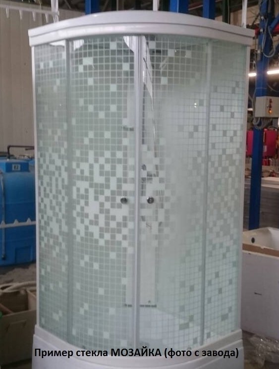 Приобрести тритон душевое ограждение стандарт б1 аква мозаика 90х90 см, белая с узором щ0000025441