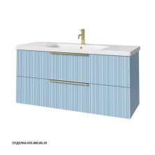 Caprigo Тумба с раковиной RAIN 120 см, голубая, эмаль