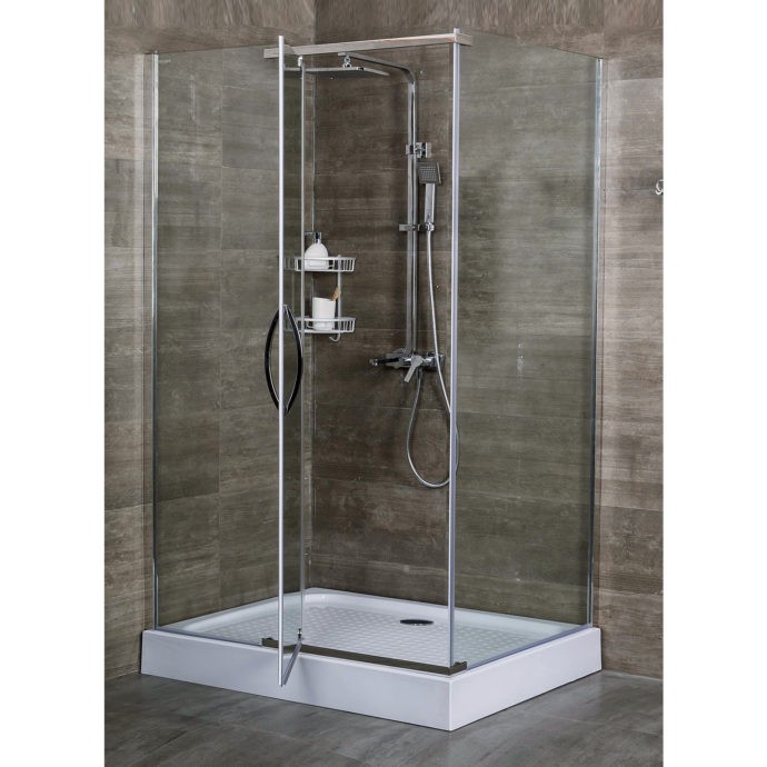 Приобрести ограждение душевое alex baitler ab214-120 120х90см, прозрачное