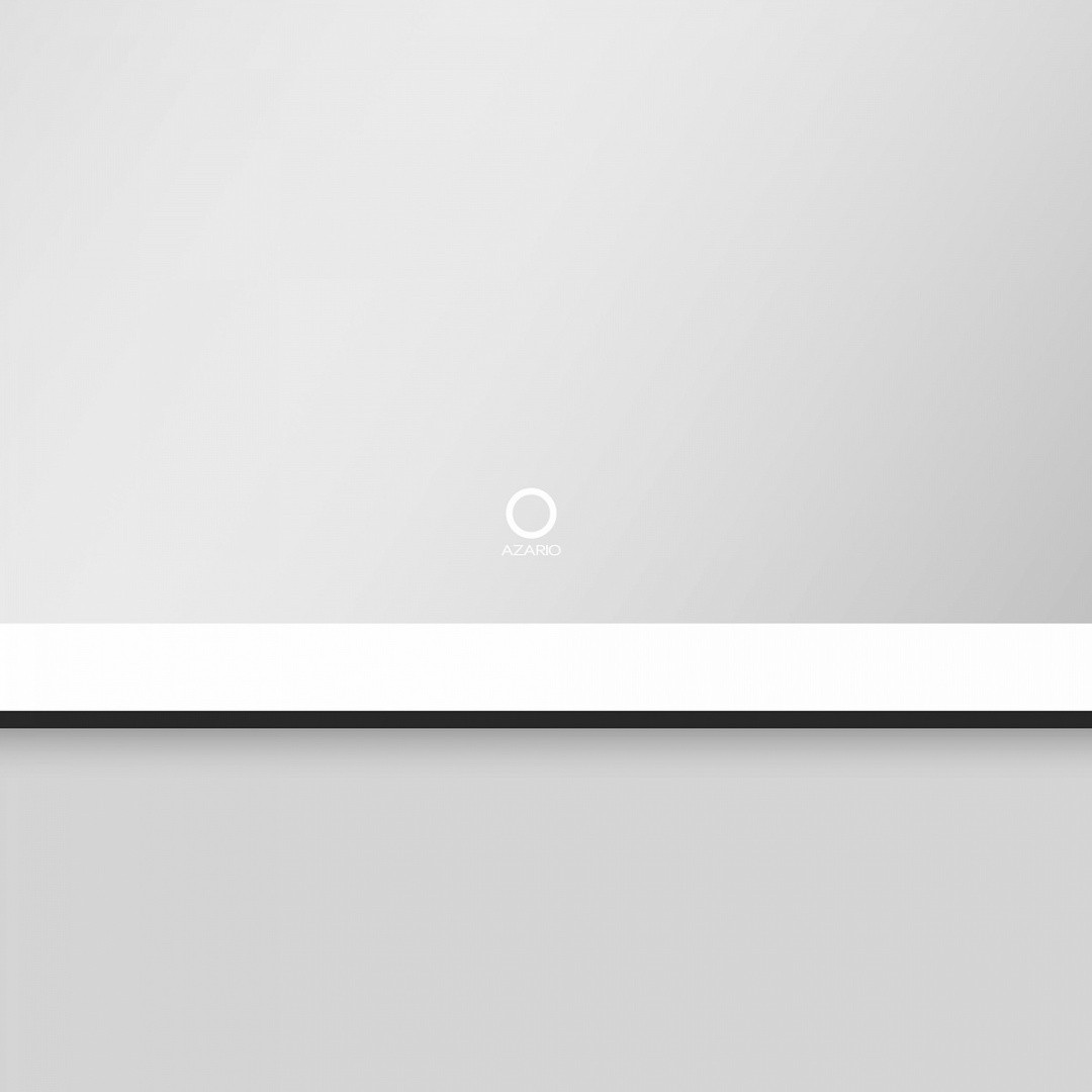 Приобрести azario зеркало 100х70 см, сенсорный выключатель, диммер, черное az-z-059cs