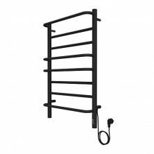 Terminus Полотенцесушитель Евромикс П8 50х80 см, электрический, черный матовый