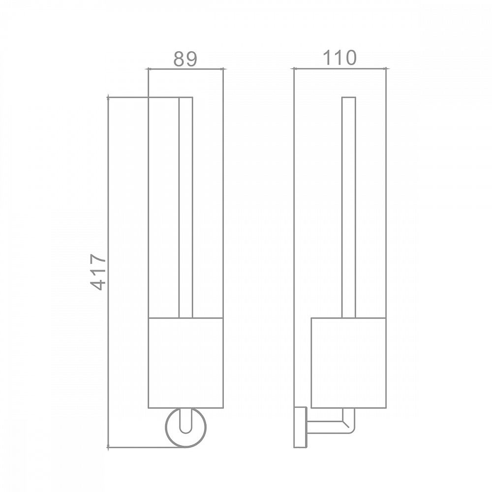 Приобрести raglo ёршик для унитаза, медь r320.10.33
