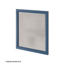 Caprigo Зеркало JARDIN 75 см, синее, эмаль