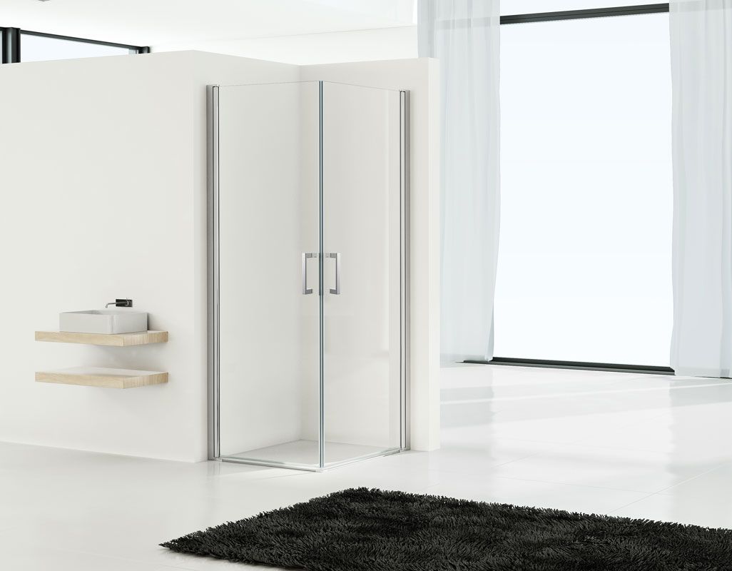 Приобрести vincea душевое ограждение orta 90х90 см, прозрачное, хром vss-1o9090cl