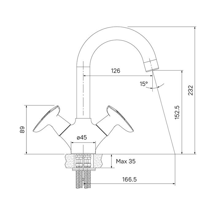 Приобрести iddis смеситель для раковины copter 232мм, хром, copsb00i01