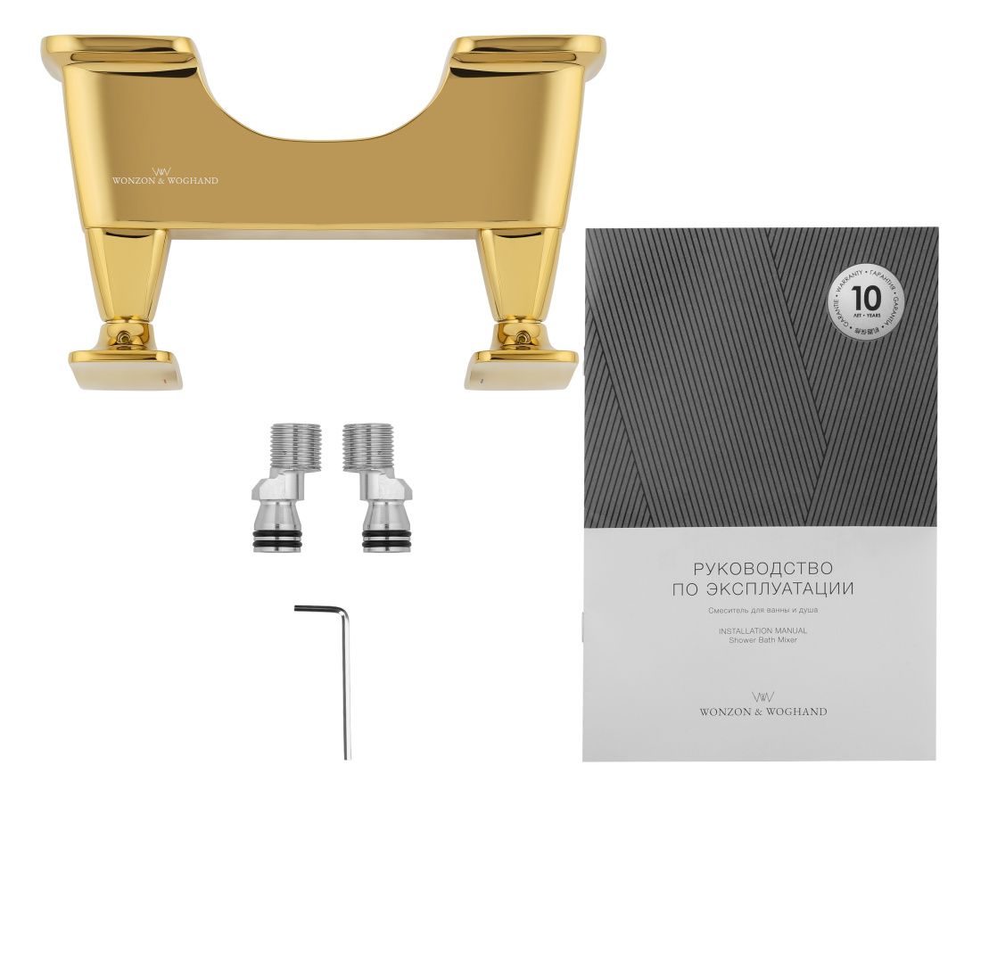 Приобрести смеситель для душа wonzon & woghand shakespeare, темное золото (ww-654101-dg)