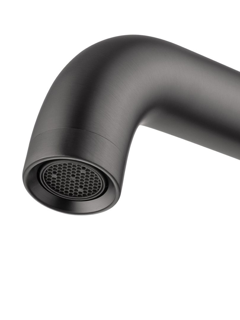 Приобрести смеситель для раковины напольного монтажа wonzon & woghand stick, темный графит (ww-88649905-bgm)