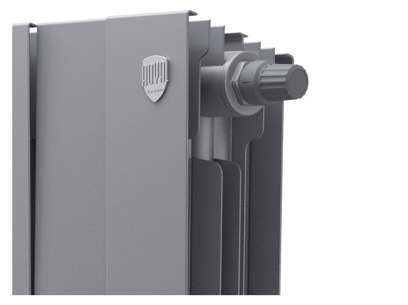 Приобрести royal thermo радиатор биметаллический pianoforte 300 /silver satin ( серебристый ) vdr - 10 секц.