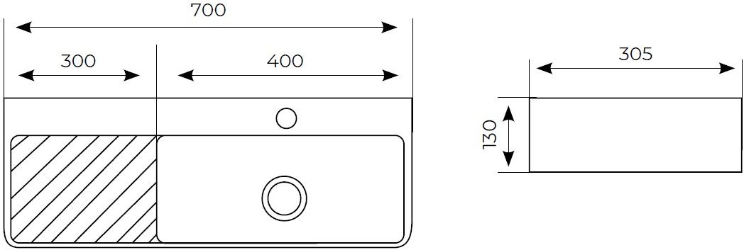Приобрести aquanet раковина comfort-4 70х30 см, белая