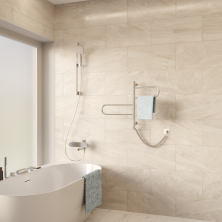 Vincea Полотенцесушитель электеический 42х60 см, хром VTD-1R1CE