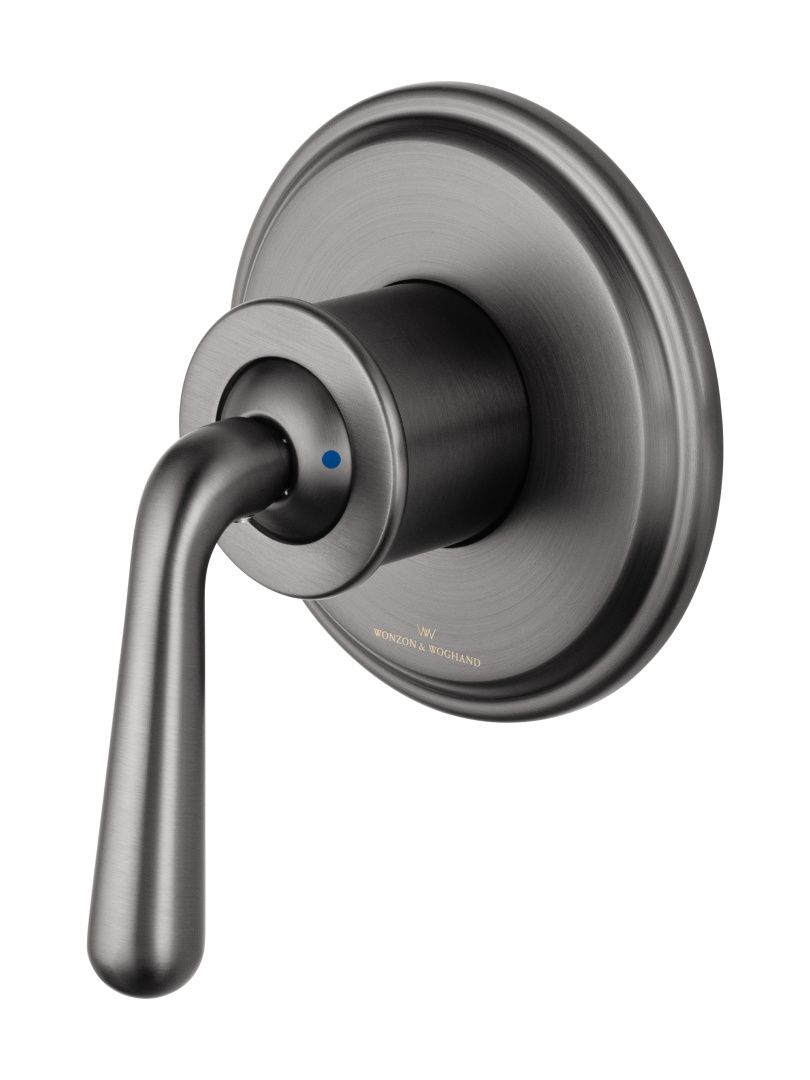 Приобрести смеситель с гигиеническим душем встраиваемый wonzon & woghand steam, темный графит (ww-88849008-bgm)