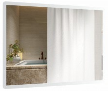 Azario Зеркало 120х70 см, белый, сенсорный выключатель, диммер, AZ-Z-063CS