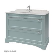 Caprigo Тумба с раковиной GREENWICH 120 см, голубая, эмаль