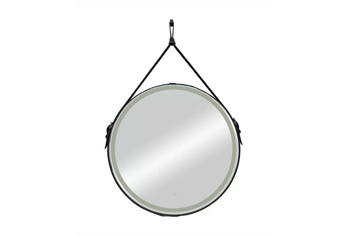 Приобрести continent зеркало с подсветкой millenium brown 50х50 см, черное