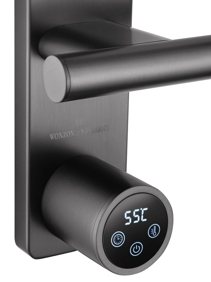 Приобрести полотенцесушитель электрический wonzon & woghand nürnberg, темный графит (ww-al349-gm)