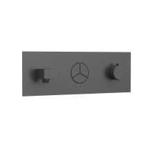 Vincea Встраиваемый смеситель для душа, трехфункциональный с термостатом, оружейная сталь VSCV-432TGM