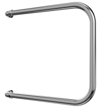 Terminus Полотенцесушитель П - образный 32х60 см, боковое подключение, водяной, хром