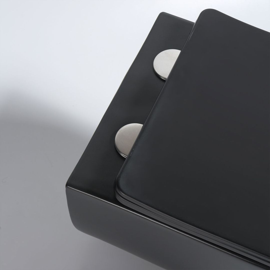 Приобрести vincea унитаз подвесной evo, ультратонкое сиденье, микролифт, черный матовый vt1-34smb