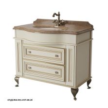 Caprigo Тумба с раковиной FRESCO 100 см, кремовая, эмаль