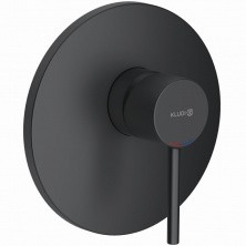 KLUDI Смеситель для душа скрытого монтажа Bozz,170мм, черный матовый 386553976