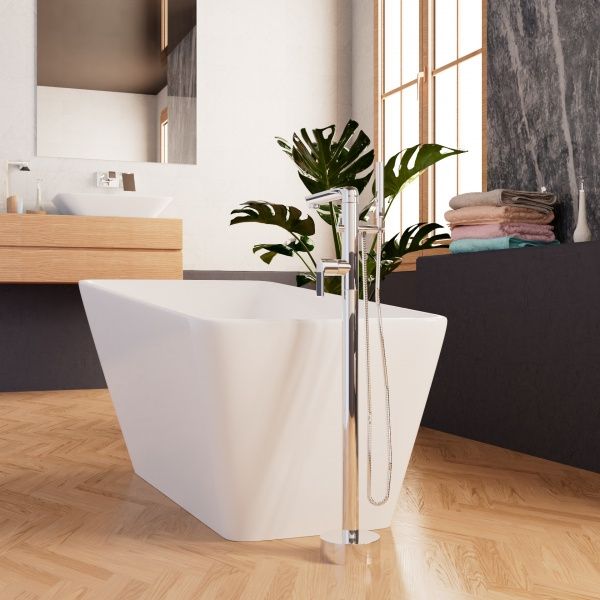 Приобрести frank акриловая ванна f6106 white,170х80 см, отдельностоящая