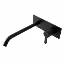 CEZARES Смеситель для раковины LEAF, скрытый монтаж, черный матовый LEAF-BLI1-NOP