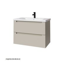 Caprigo Тумба с раковиной TERMIN-Smalty 80 см, бежевая, эмаль