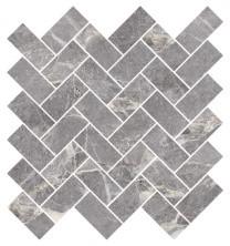 Мозаика Kerranova Marble Trend 282x303 мм, MR, Silver River, серый 