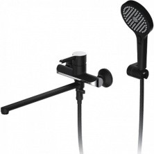 Gappo Смеситель для ванны и душа G2203-6, черный матовый 35952