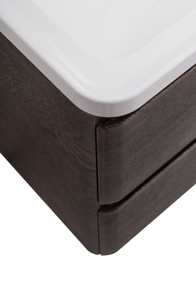 Приобрести belbagno тумба с раковиной albano 120 см, подвесная rovere nature grigio, белая раковина