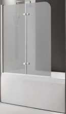 CEZARES Шторка для ванны ECO 120х140см ECO-O-V-21-120/140-P-Cr-L