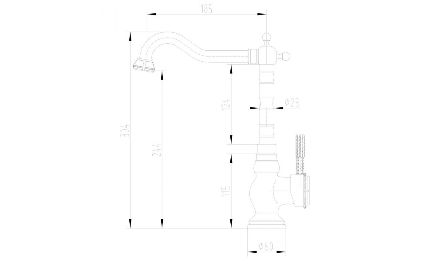 Приобрести lemark смеситель для кухни jasmine, темная бронза lm6645orb