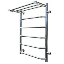 Тругор Водяной полотенцесушитель Браво П6 400х800 мм R с полкой и боковым подводом, хром 00-00017294