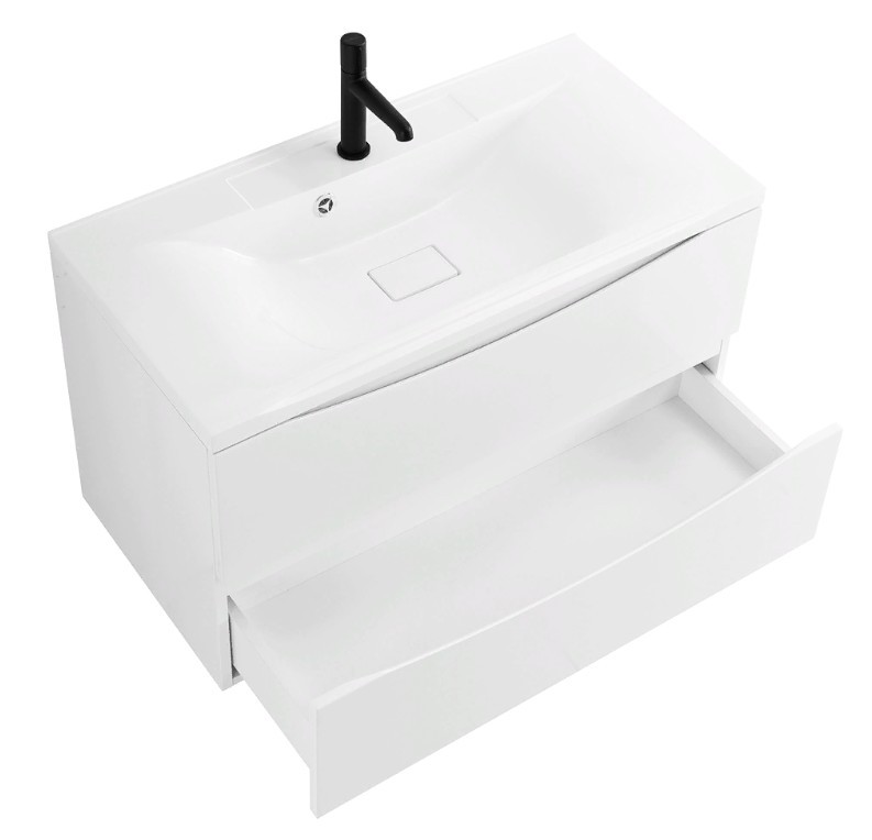 Приобрести тумба подвесная с раковиной belbagno marino-800-2c-so-bo-p 80 см, bianco opaco