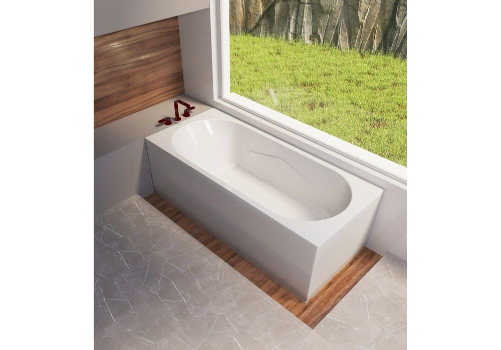 Приобрести mirsant акриловая ванна каспий premium 170x75 см