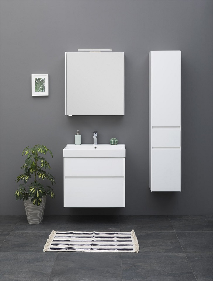 Приобрести aquanet пенал бруклин 35 см, белый