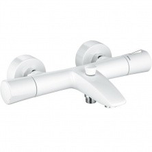 KLUDI ZENTA Смеситель для ванны и душа с термостатом DN 15, белый/хром, арт. 351019138