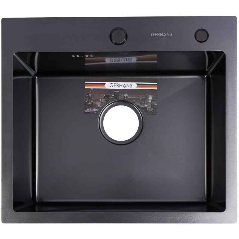Приобрести gerhans кухонная мойка 50х44 см, графит