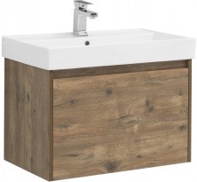 Aquanet Тумба с раковиной Nova Lite 75 см,дуб рустикальный (1 ящик)