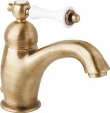 CEZARES Смеситель для раковины MARGOT с донным клапаном, бронза MARGOT-LSM1-02-Bi